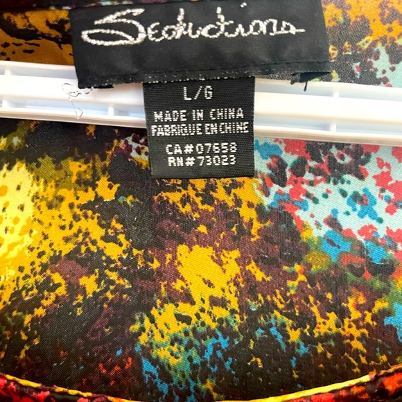 Seductions Colourful Blouse - Picture 3 of 5